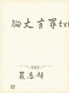 胸大有罪txt