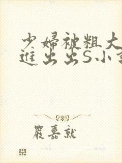 少妇被粗大猛进进出出S小说