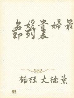 名媛贵妇最新章节列表