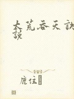 太荒吞天诀 小说