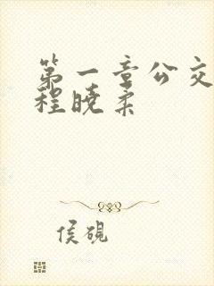 第一章公交激战程晓柔