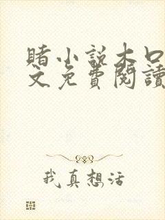 赌小说木口银全文免费阅读笔趣阁