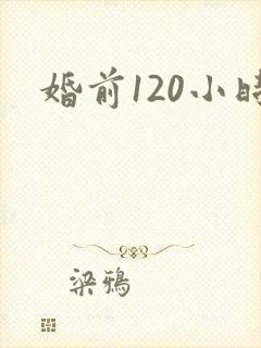 婚前120小时