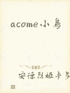 acome小鸟