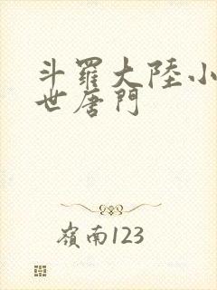 斗罗大陆小说绝世唐门