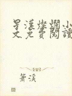 星汉灿烂小说全文免费阅读