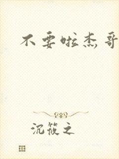 不要啦杰哥封面