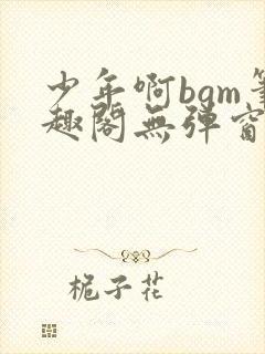 少年啊bgm笔趣阁无弹窗免费