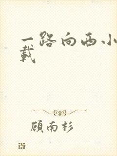 一路向西小说下载