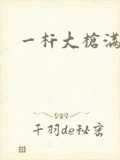 一杆大枪满屋扫