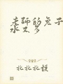 老师的兔子又软水又多