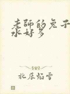 老师的兔子好软水好多