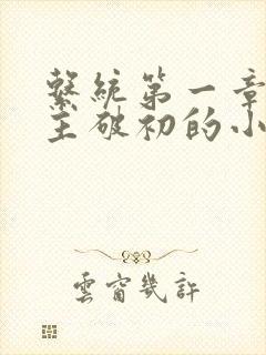 系统第一章给宿主破初的小说