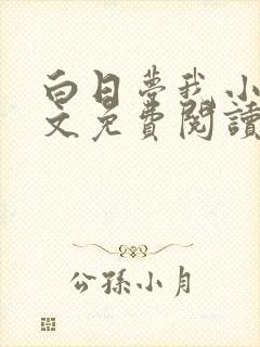 白日梦我小说全文免费阅读