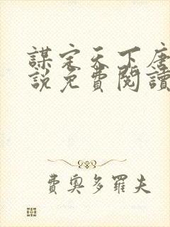 谋定天下唐诚小说免费阅读