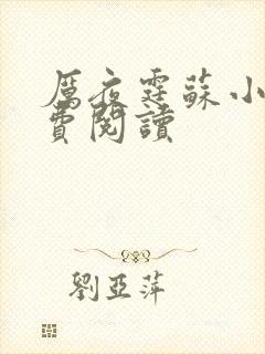 厉夜霆苏小汐免费阅读