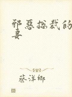 邪恶总裁的娇宠妻