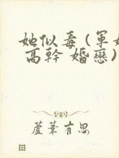 她似毒 (军婚 高干 婚恋)完结