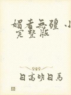 媚者无疆 小说 完整版