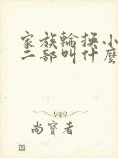 家族轮换小说第二部叫什么名字