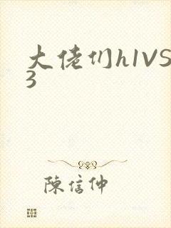 大佬们h1VS3