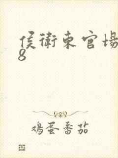 侯卫东官场笔记8