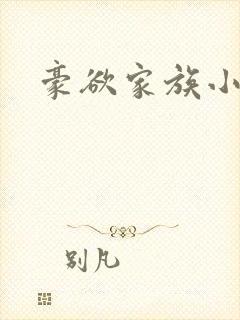 豪欲家族小说