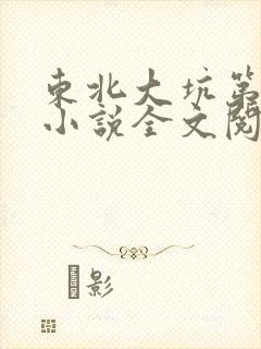 东北大坑第二部小说全文阅读