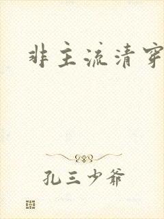 非主流清穿