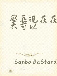 学长现在在上课不可以