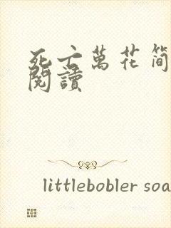 死亡万花简小说阅读