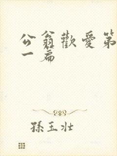 公翁欢爱第三十一篇