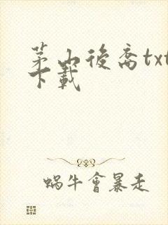 茅山后裔txt下载