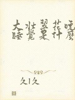 大壮翠花晚上不睡觉是什么电视剧