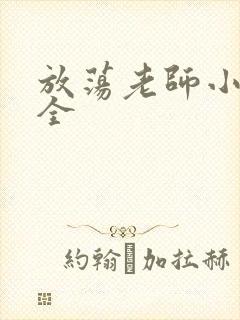 放荡老师小说大全