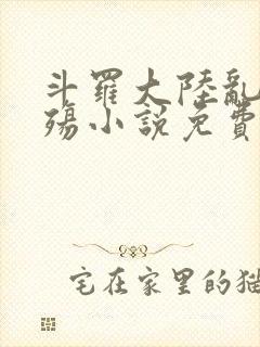 斗罗大陆乱世浮殇小说免费阅读