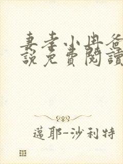 妻孝小冉爸爸小说免费阅读