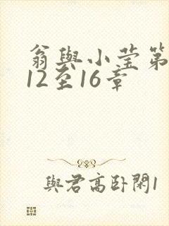 翁与小莹第十部12至16章