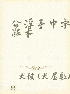 公浮手中字最新版本