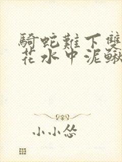骑蛇难下双金银花水中泥鳅
