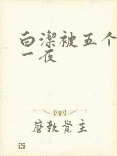 白洁被五个人玩一夜