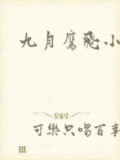 九月鹰飞小说