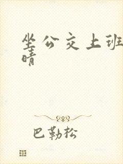 坐公交上班的苏晴