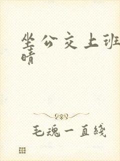 坐公交上班的苏晴