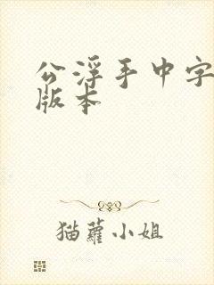 公浮手中字最新版本