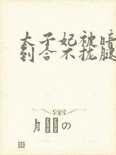 太子妃被暗卫C到合不拢腿