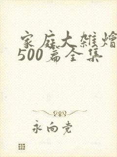 家庭大杂烩小说500篇全集