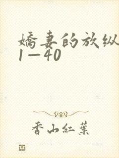 娇妻的放纵交换1—40