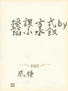 授课方式by肉馅小水饺