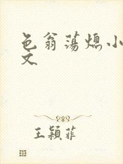 色翁荡熄小说全文